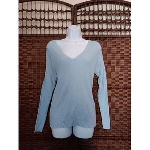 Abound Blue Ribbed Knit Sweater